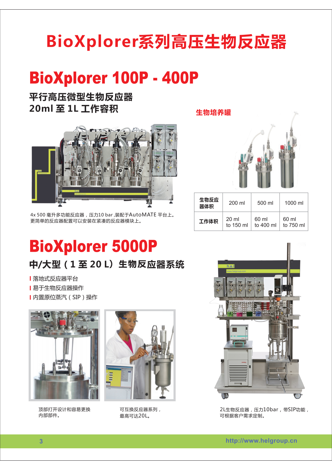 BioXplorer系列高压生物反应器(图2)