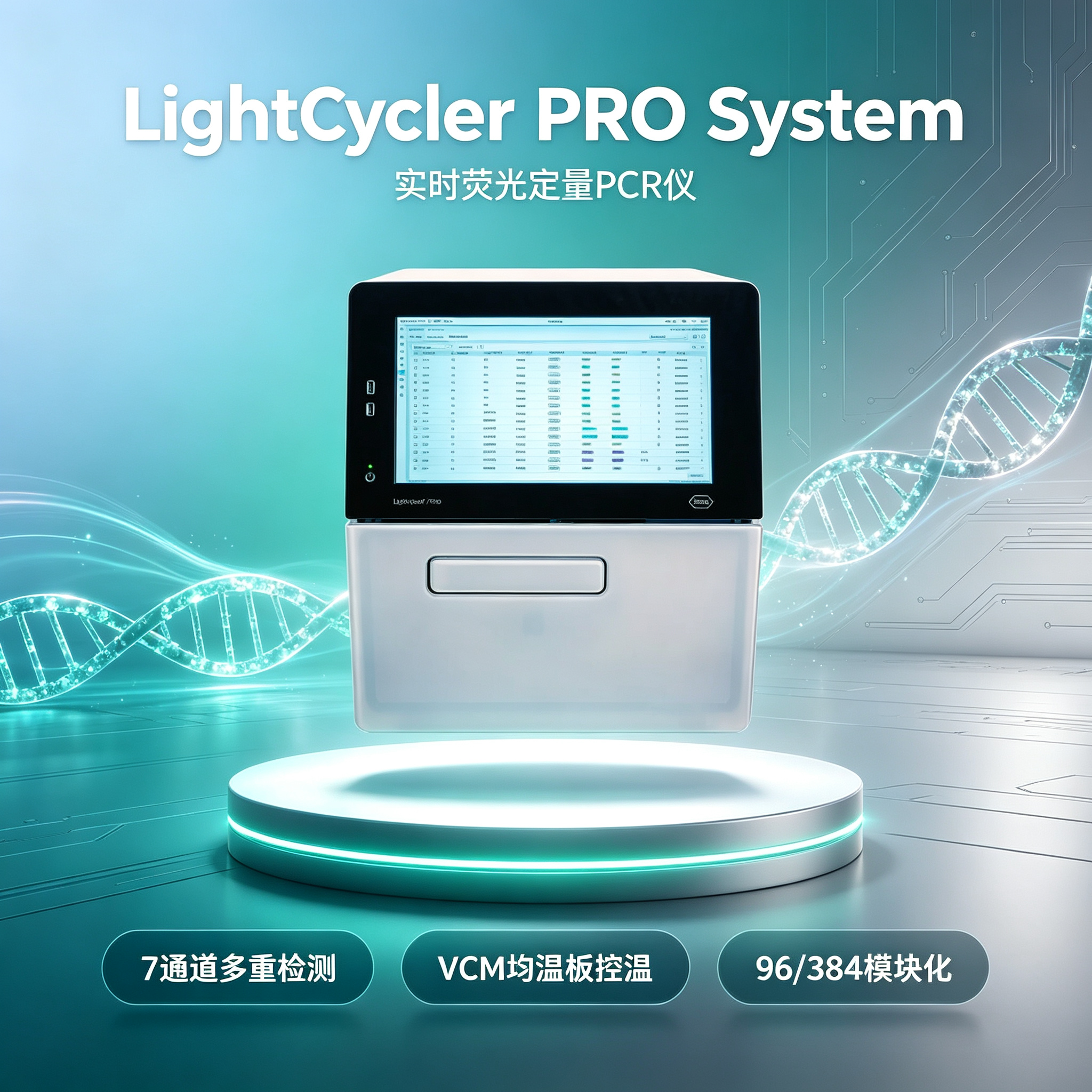 7通道一重检测！一小时跑完2688次｜罗氏 LightCyc