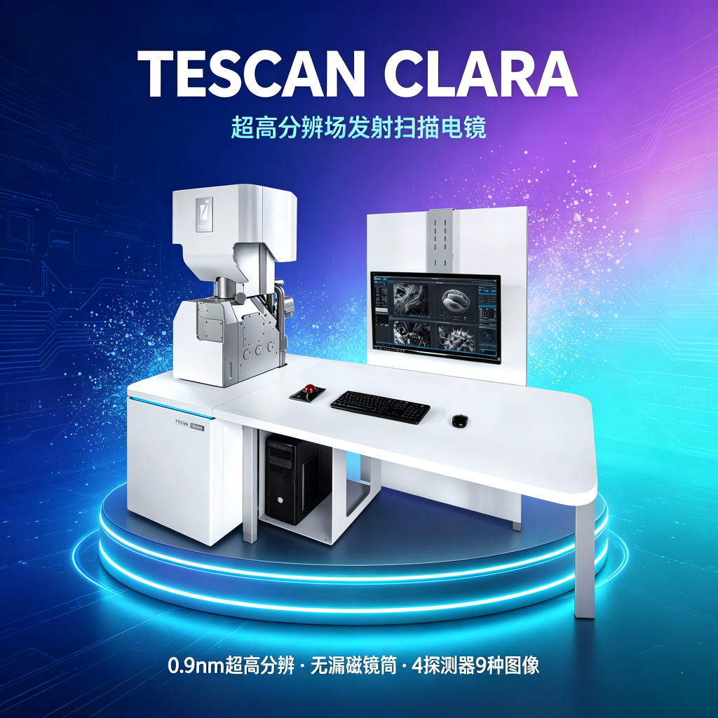 纳米级无漏磁成像神器！磁性样品也能拍超清｜TESCAN CL